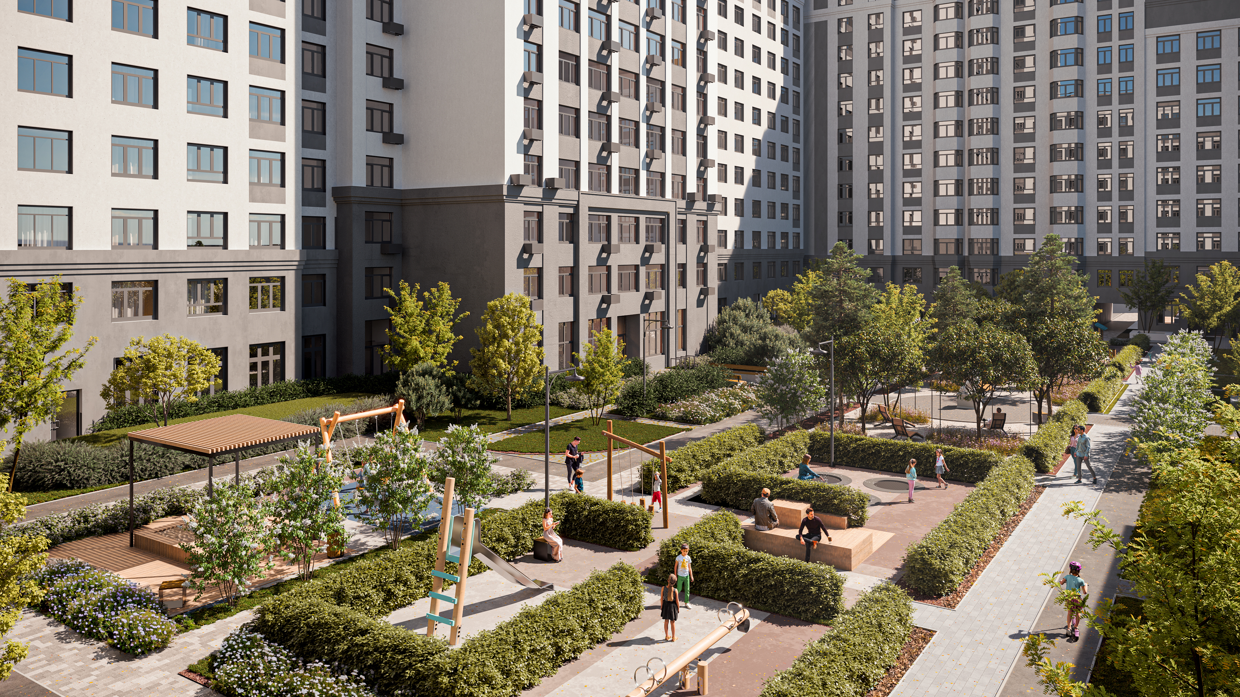 Дворы без машин