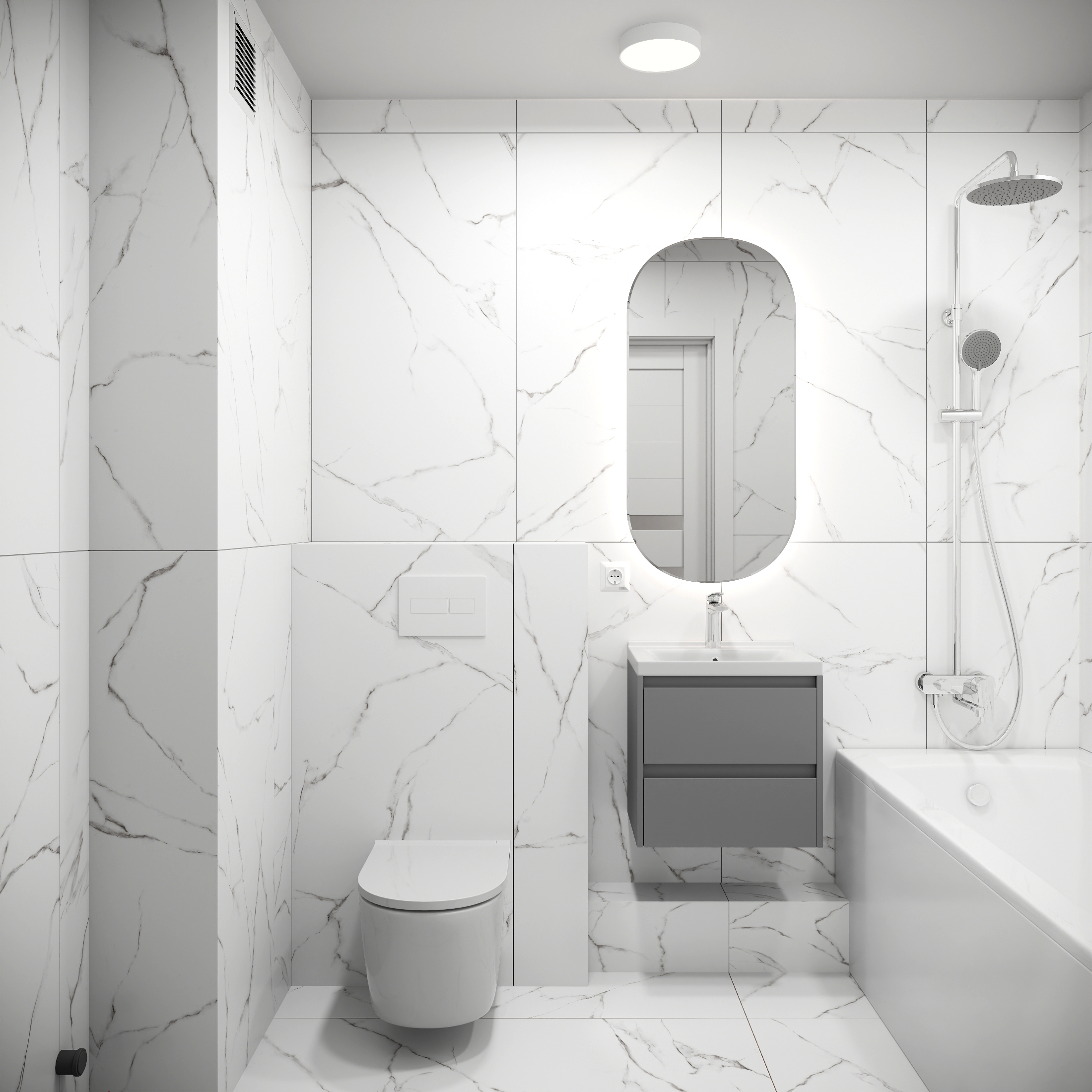 Три варианта чистовой отделки квартир